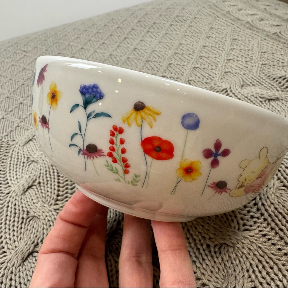 Disney Winnie the Pooh Golden Flowers Cereal or Soup Bowl - Picture 5 of 8